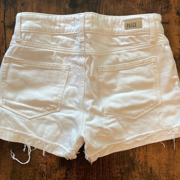 Paige White Denim Shorts - Picture 2 of 5